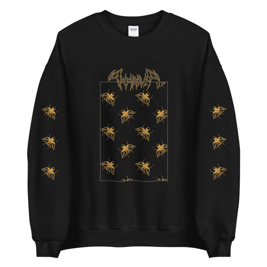 Mockup image of the Flying Stag Beeltes sweatshirt