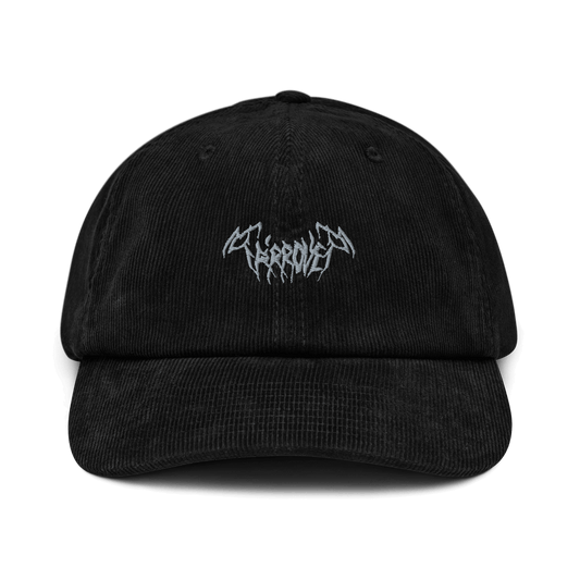 Mockup image of the Ta'arovet Embroidery Corduroy hat