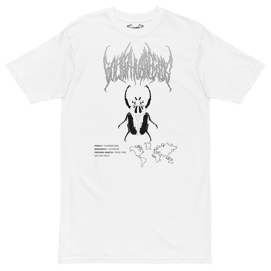 Mockup image of the front print on the Goliathus Regius t-shirt