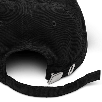 Mockup image of the strap on the back of the Ta'arovet Embroidery Corduroy hat